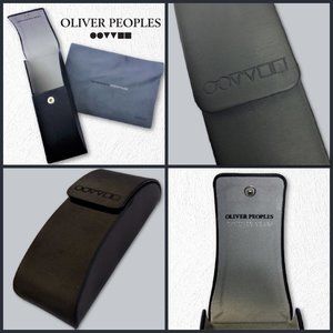 Oliver Peoples Glasses Case "Twenty Years" Curved